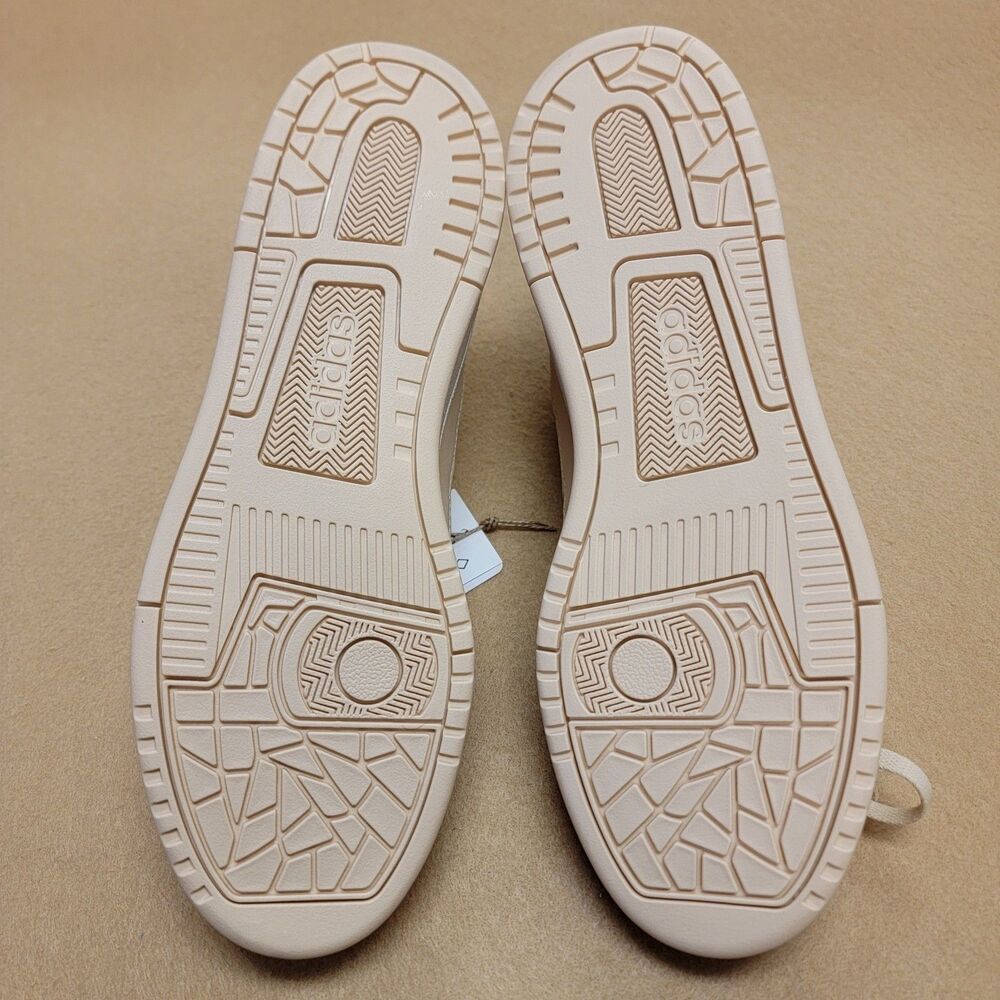 adidas Break Start Low Sneakers Bright Tan White Stripes Womens size 9 Shoes. - Picture 8 of 12